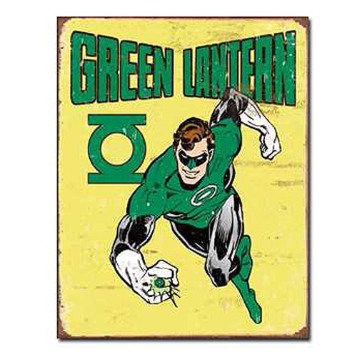 Green Lantern DC Comics Retro Tin Sign